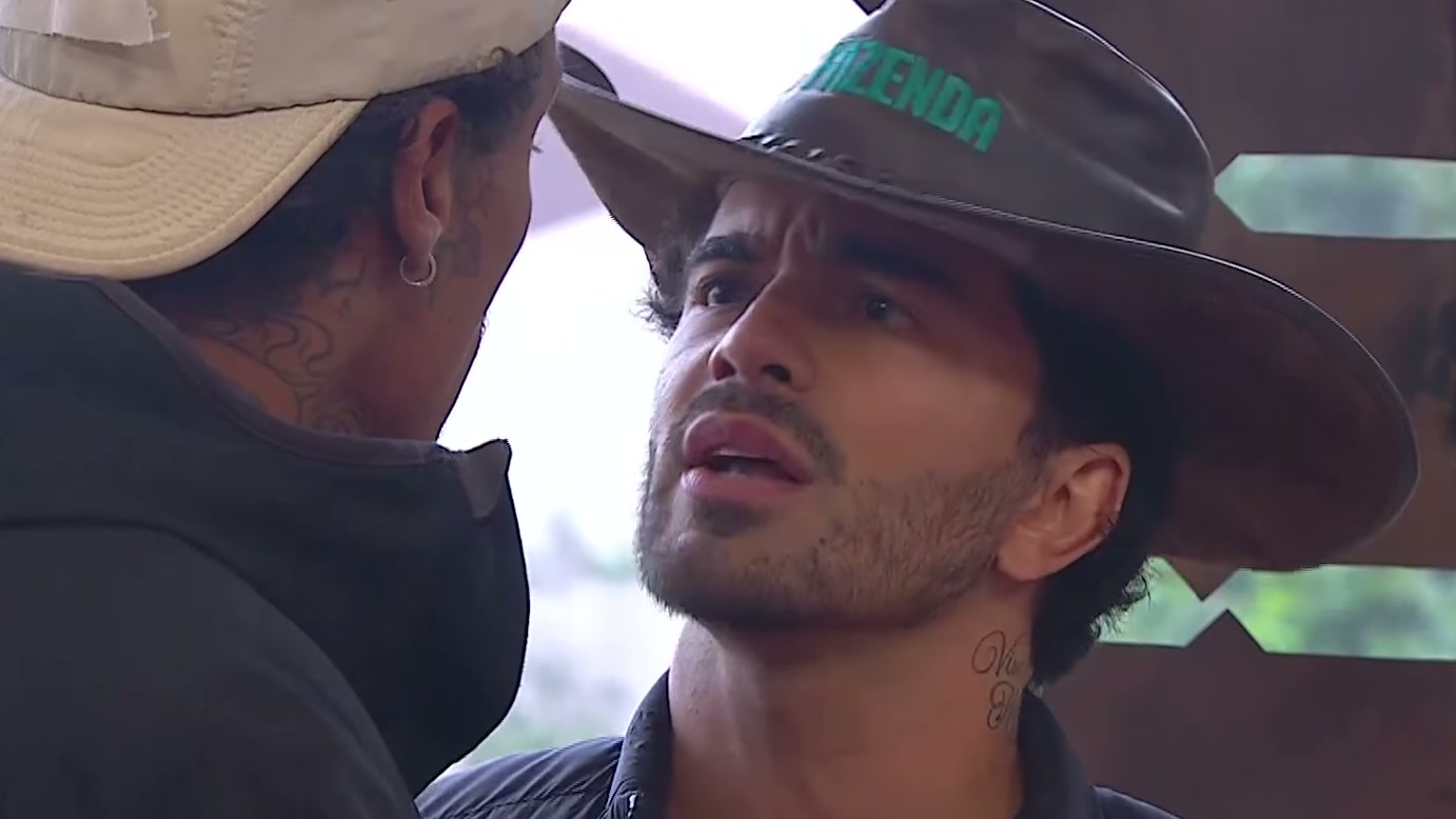 Murilo diz que não teme o chapéu de Alfredo em A Fazenda 18, após contestar uma escolha que envolve Cath e a égua Serena