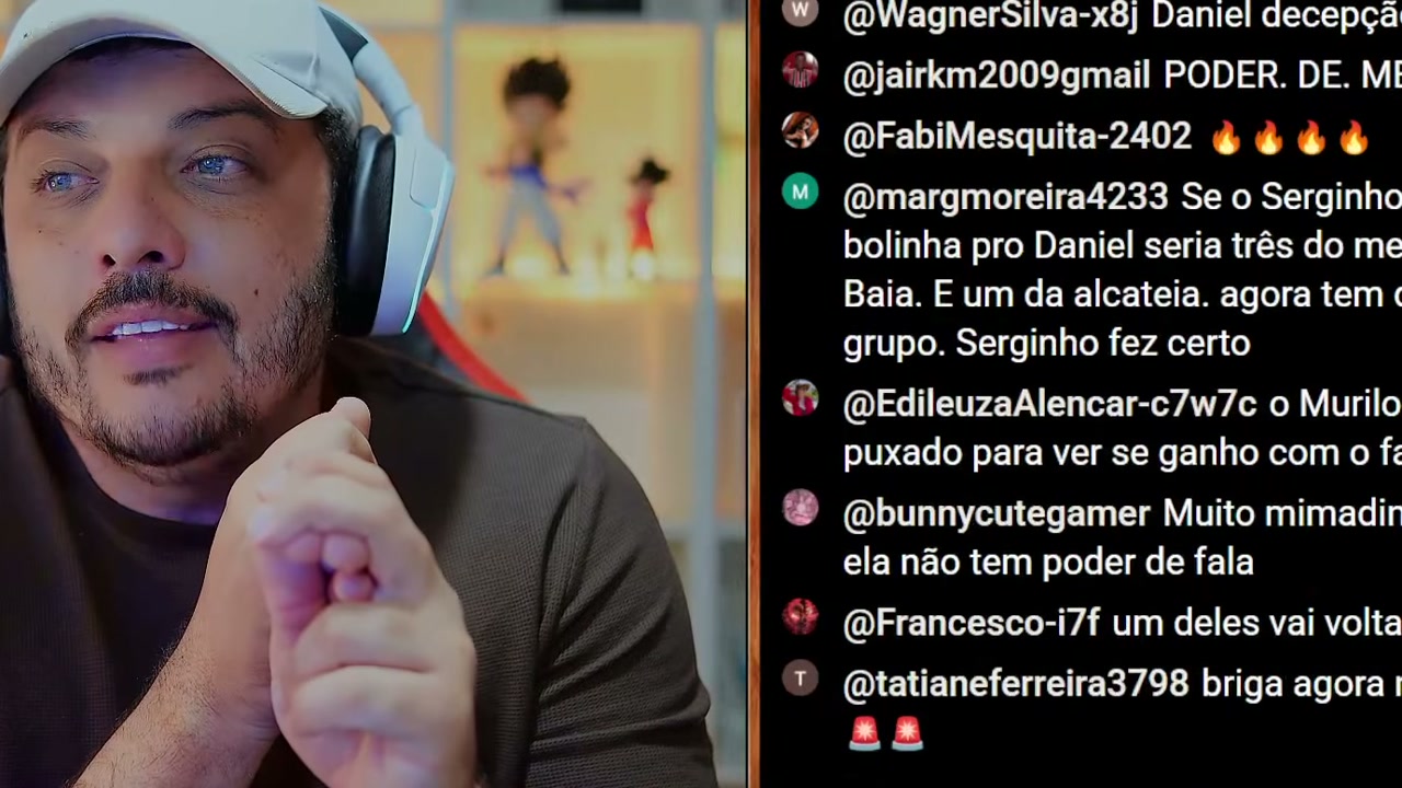 Serginho entrega bolinha a Ricardo e provoca reação de Daniel, mas rebate críticas dizendo que público decide seu futuro, segundo Fã de Reality